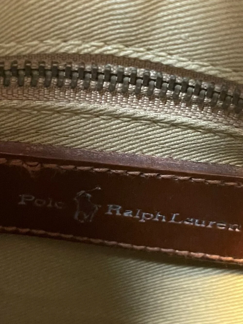 Vintage Polo Ralph Lauren Tartan Plaid Leather Crossbody Bag Heritage Equestrian